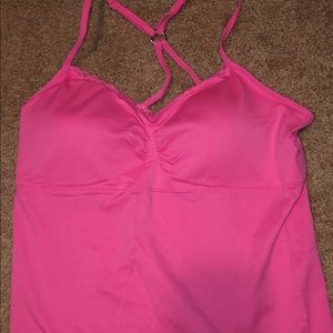 Pink tank top